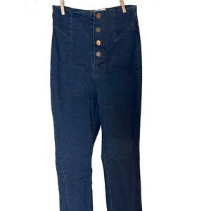 Extra-high waisted Jealous Tomato Denim Pants, Size Sm